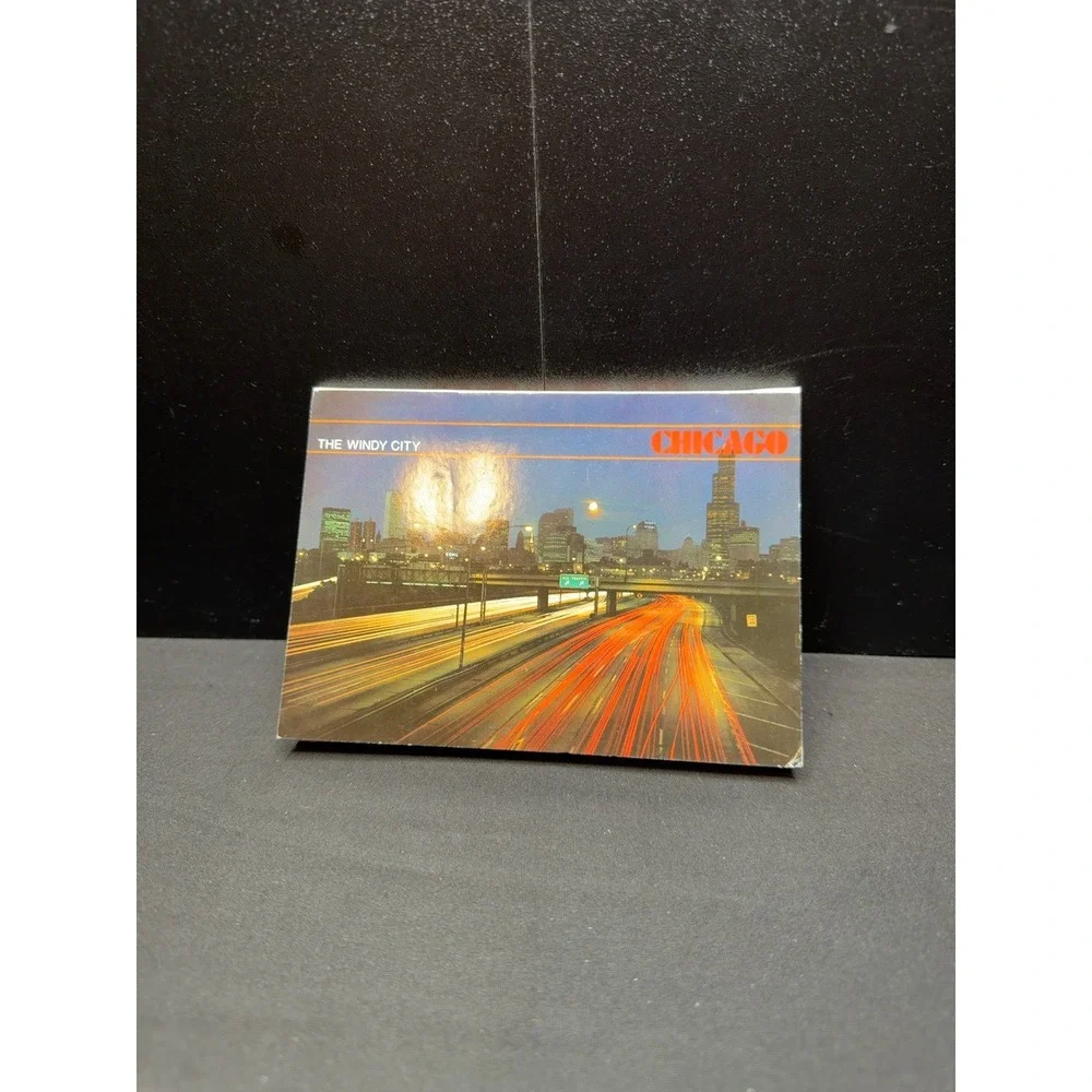 Vintage Chicago Windy City 9 Detachable Postcards Accordion Souvenir Booklet